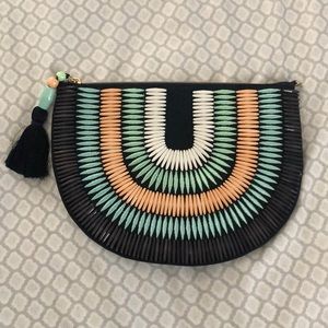 Stella & Dot Semi Circle Beaded Clutch